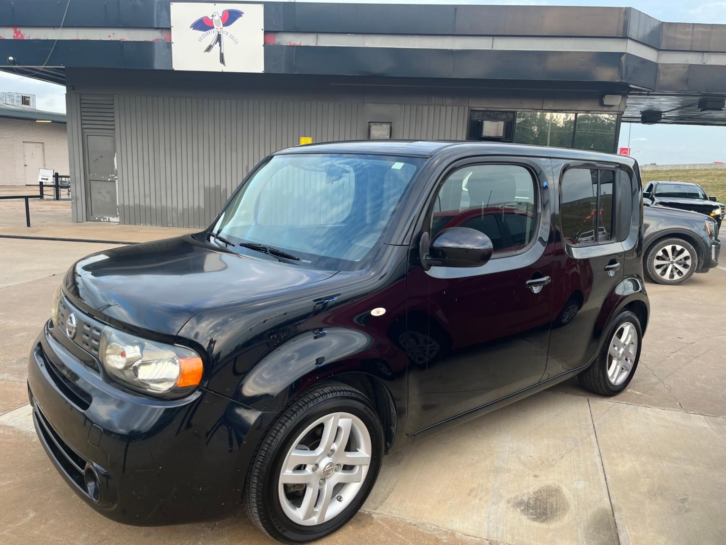 2013 BLACK NISSAN CUBE 1.8 S CVT (JN8AZ2KR9DT) with an 1.8L L4 DOHC 16V engine, Continuously Variable Transmission transmission, located at 8101 E. Skelly Dr., Tulsa, OK, 74129, (918) 592-3593, 36.121891, -95.888802 - Photo#2